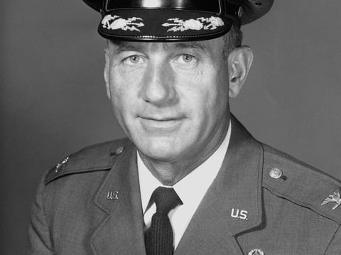 Col. Harry Shoup came to be known as the "Santa Colonel." He died in 2009.